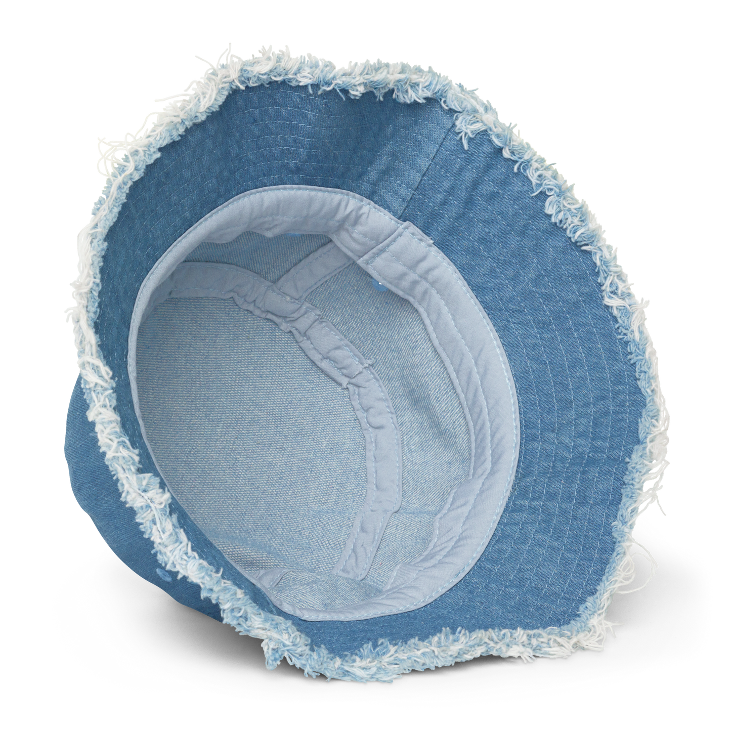 "Trust Your Vision" Distressed Denim Bucket Hat