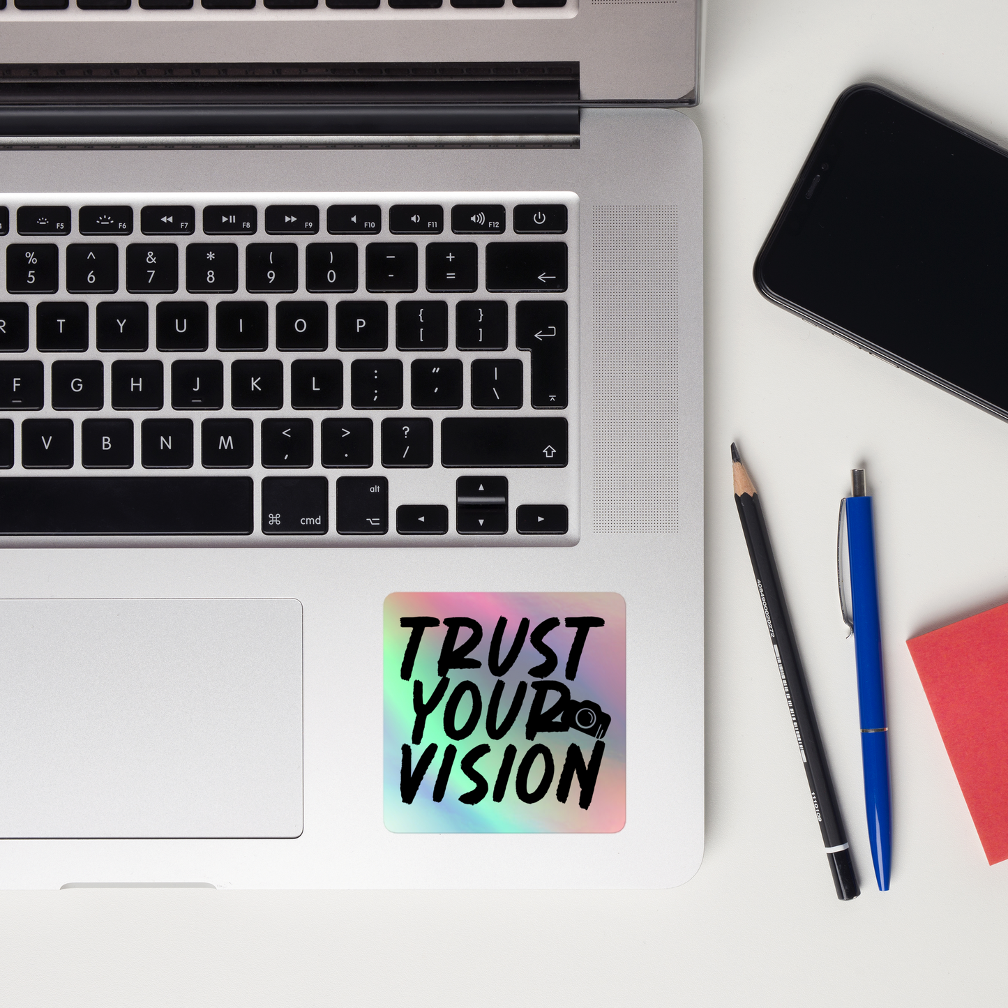 "Trust Your Vision" Holographic Sticker